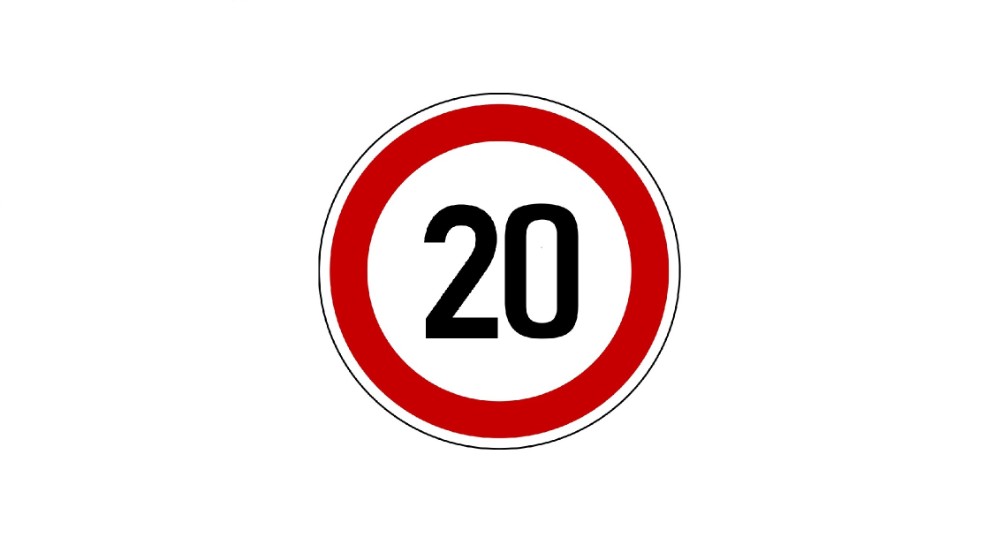 Создать мем: знаки дорожные, знак ограничение скорости 20, знак ограничение максимальной скорости