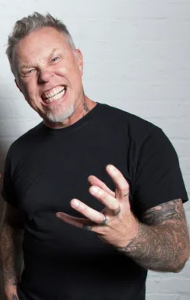 Создать мем: james hetfield metallica, солист металлики джеймс хэтфилд, группа metallica