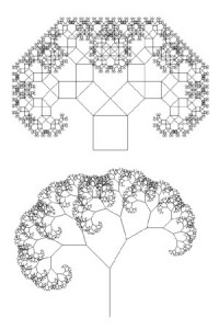 Create meme: tree of Pythagoras PNG, tree of Pythagoras windy, the fractal tree of Pythagoras fractal tree of Pythagoras