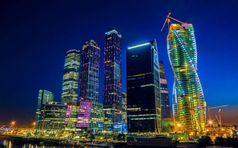 Create meme: moscow city view, moscow city moscow, moscow city skyscrapers