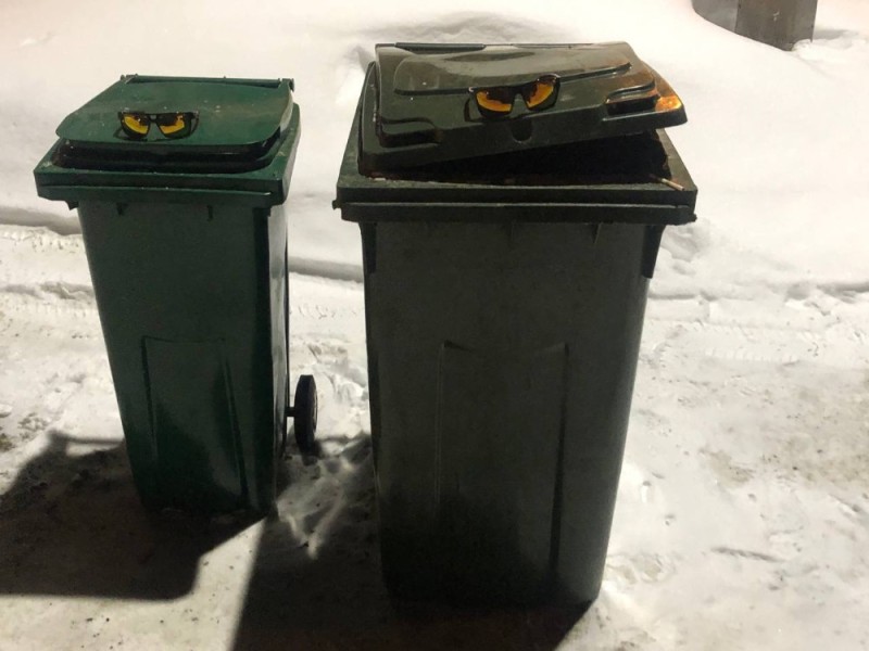Create meme: trash , dumpster , trash cans
