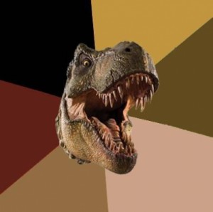 Create meme: Tyrannosaurus, dinosaur, dinosaurs