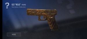 Create meme: Glock relic of standoff