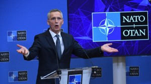 Create meme: the expansion of NATO, NATO Secretary General, Russia, NATO