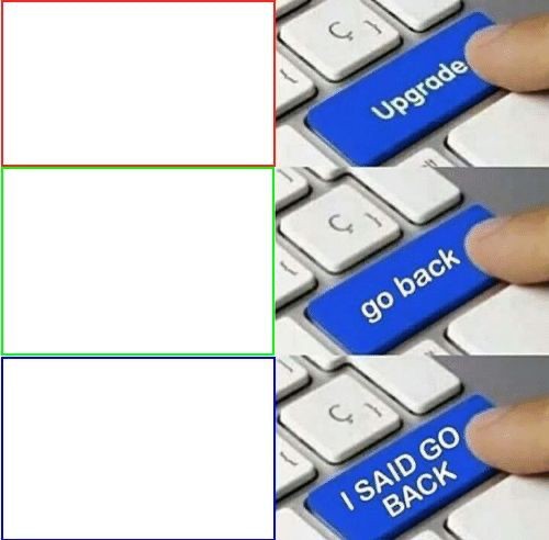 Create meme: upgrade meme template, MEM upgrade, meme with the upgrade button