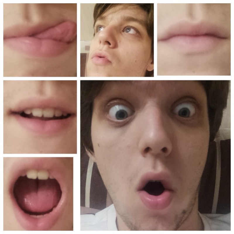 Create meme: big lips, guy , lips 
