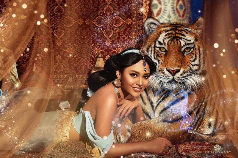 Create meme: putri jasmine di hipnotis, aladdin movie jasmine tiger, Princess Jasmine