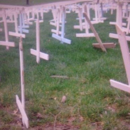 Create meme: a field with graves and crosses, Morphine, Cross cemetery