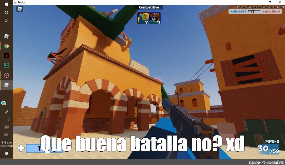Meme Que Buena Batalla No Xd All Templates Meme Arsenal Com - memes de arsenal roblox en español