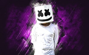 Создать мем: dj marshmello neon обои, marshmello music, marshmello dj