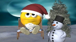 Create meme: snowman, Christmas emoticons