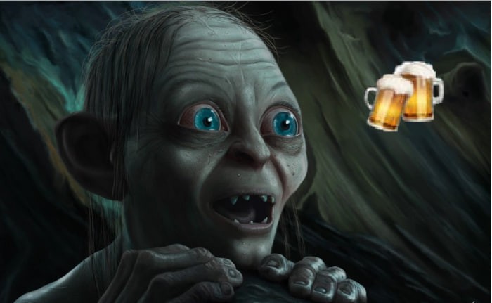 Create meme: my darling the lord of the rings, the Lord of the rings golum, the Lord of the rings Gollum