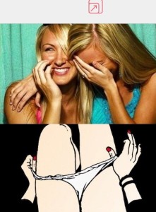 Create meme: pretty funny, two blondes, the picture with the text