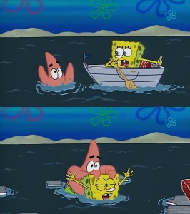 Создать мем: spongebob sandy gif, губка боб загорает, Губка Боб Квадратные Штаны