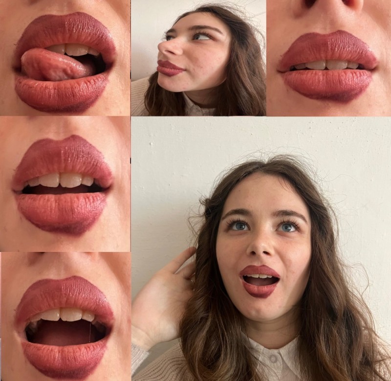 Create meme: enlarged lips, perfect lips, made lips