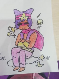 Create meme: arts brawl stars sandy 18+, brawl stars, sandy from brawl stars art and león