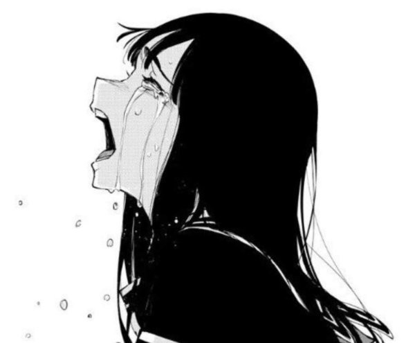 Create meme: anime tears, sad anime drawings, anime girl crying