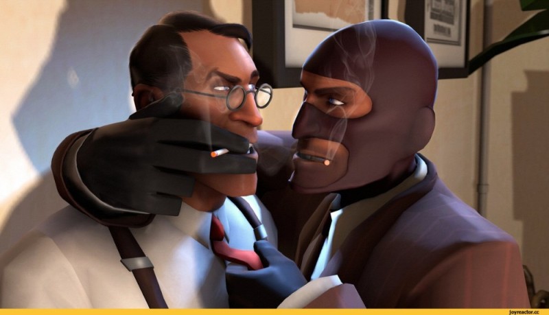 Создать мем: тим фортресс медик и шпион, шпион тим фортресс, team fortress 2