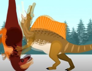 Создать мем: spinosaurus, динозавры мультики, динозавры
