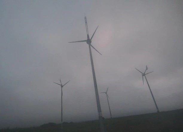 Создать мем: wind turbines, ветропарк, ветряки луганская область