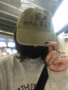 Create meme: baseball cap, girl, cap