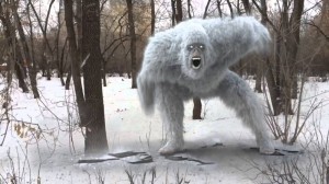 Создать мем: атака снежного человека, йети, снежный человек в реальности