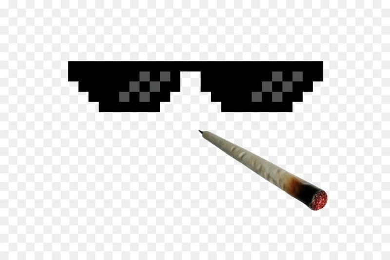 Create meme: cool glasses on a transparent background, pixel glasses for photoshop, pixel glasses thug life