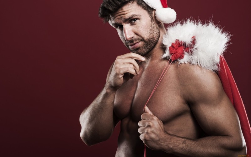 Create meme: men , The brutal Santa Claus, New Year's man