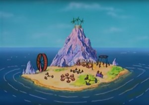 Создать мем: остров дураков, незнайка на луне, чудесный остров