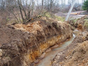 Создать мем: траншея для водопровода, д ниловка рязанская область сараевский р-н, торфяные мелиоративные канавы