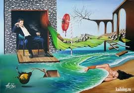 Create meme: surrealism jigsaw puzzles, surrealism gyuri lohmuller, surrealism paintings