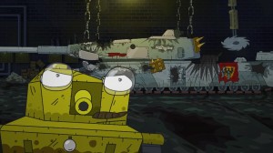 Create meme: homeanimations cartoons about tanks, cartoons about tanks Guerande, tanks cartoons