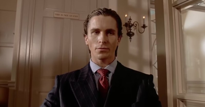 Create meme: Patrick Bateman American psycho, Patrick Bateman Christian Bale American Psychopath 2000, american psycho 1