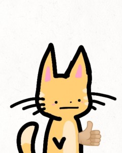 Создать мем: frown cat стикеры, кошка, cat