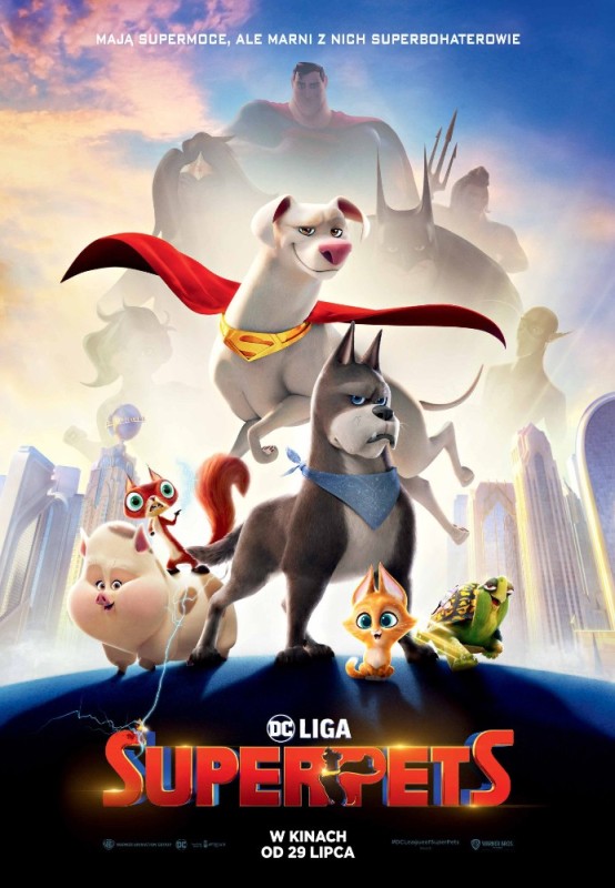 Create meme: super pets cartoon, super pets, DC League of Superpowers poster