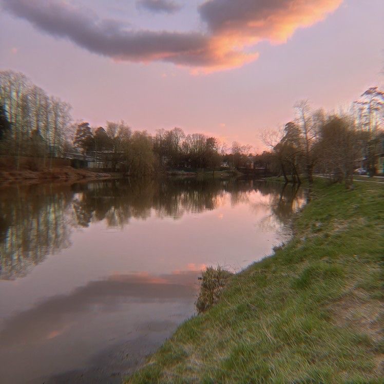 Create meme: a river landscape , river bank, morning river