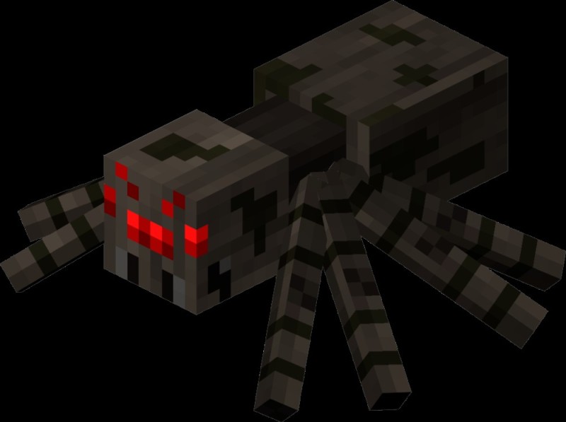 Создать мем: пещерный паук майнкрафт, костяной паук майнкрафт, майнкрафт паук апт