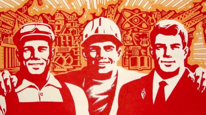 Создать мем: нас ждут стройки коммунизма плакаты, советский рабочий, советский плакат рабочий