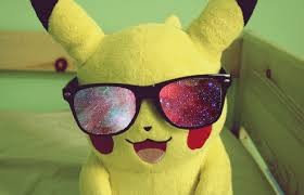 Create meme: Pikachu GIF, picture of Pikachu with glasses, Pikachu