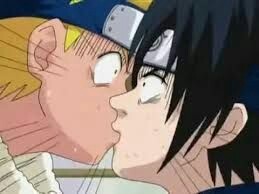 Создать мем: наруто поцелуй, наруто и саске поцелуй гиф, naruto and sasuke kiss