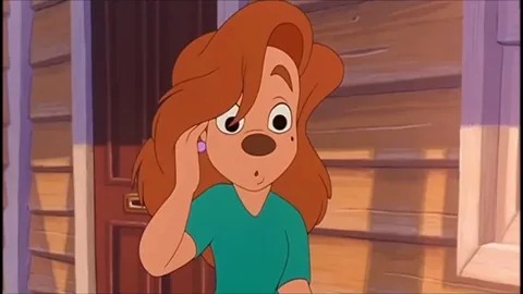 Создать мем: goofy, the goofy movie роксана, роксана дисней