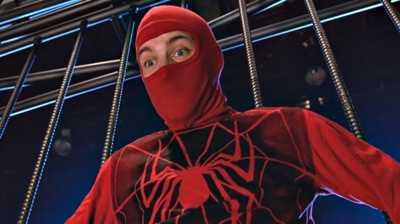 Create meme: Spider-Man, Spider-Man 2002 spider sapiens, Sam Raimi's spider-man