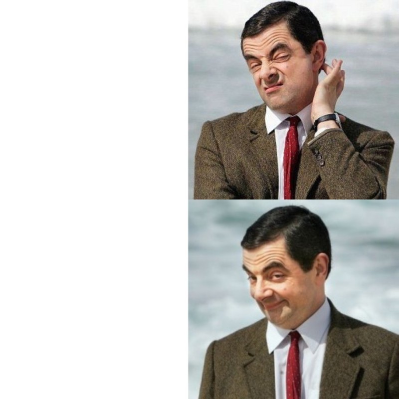 Create meme: Rowan Atkinson Mr bean, Mr. bean , Mr bean meme