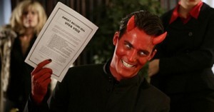 Create meme: Satan, the contract with the devil, deal with the devil