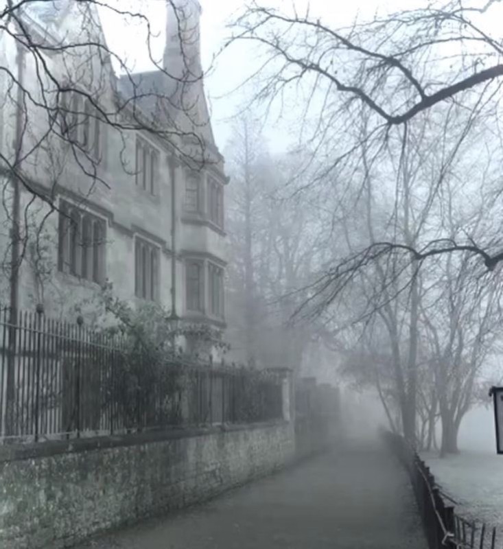 Create meme: the landscape is gloomy, england foggy mansion, fallen movie 2016 castle