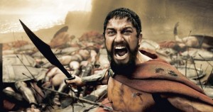 Create meme: 300 Spartans Leonidas, this is Sparta, Sparta