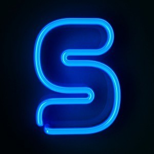 Create meme: neon letter s, neon, neon signs