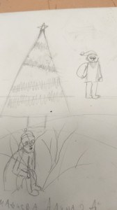 Create meme: children's drawings, drawings, figure