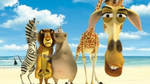 Create meme: cartoon Madagascar, Madagascar Alex Marty Gloria and Melman, Melman the giraffe