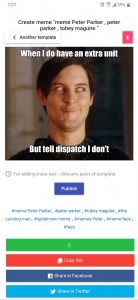 Create meme: Tobey Maguire meme smile, Peter Parker Tobey Maguire meme, Tobey Maguire meme